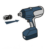 Adaptador de llave de impacto de cambio rápido para trabajo pesado VersaDrive® de 3/8