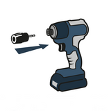 Adaptador de destornillador de impacto VersaDrive® Rapid-Lock de 1/4" (111027-014A)