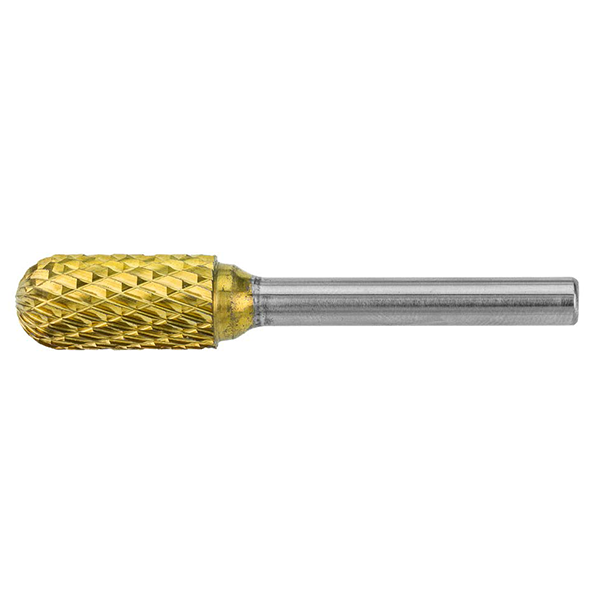 Fresa de carburo de tungsteno GoldMax™ - Cilindro de punta esférica (402020)