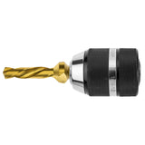 Drillsink in chuck - hex shank no slipping