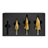 Empty Foam Inlay – 4 Step Drills & Cone Cutters
